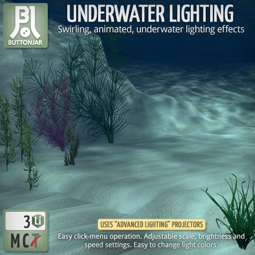 Second Life Marketplace Underwater Lighting Buttonjar